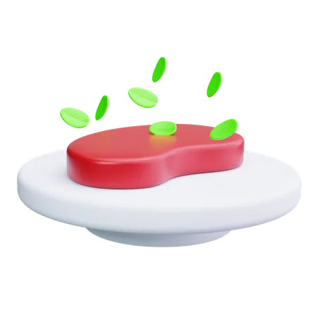 Steak  3D Icon