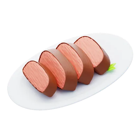 Steak de bœuf  3D Icon