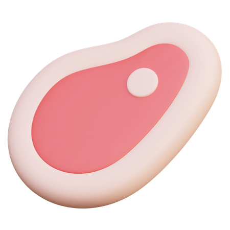 Viande de steak  3D Icon