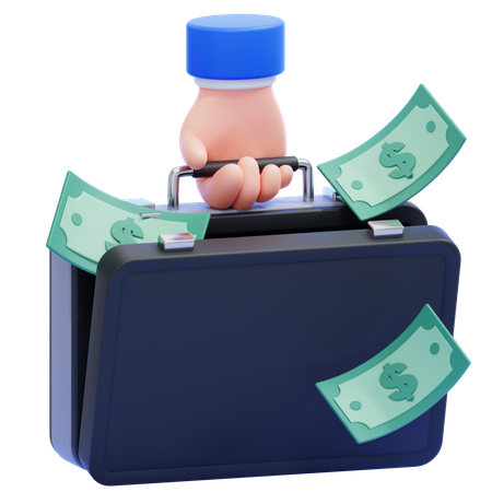 Stealing Money  3D Icon