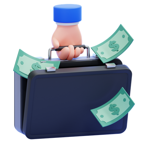 Stealing Money  3D Icon