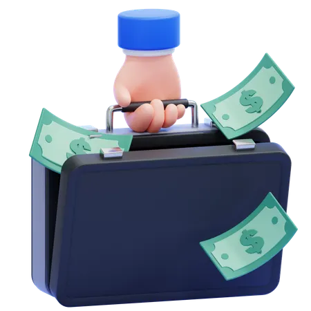 Stealing Money  3D Icon