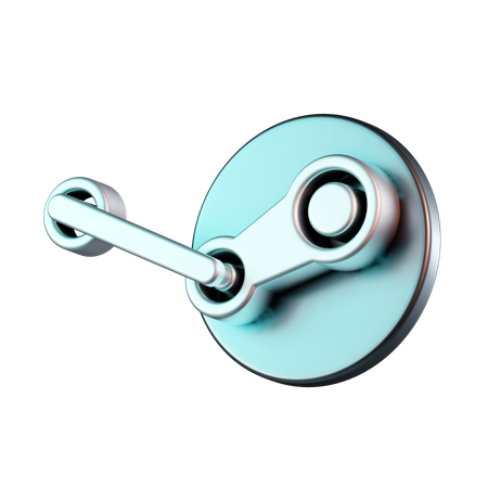 Steam  3D Icon