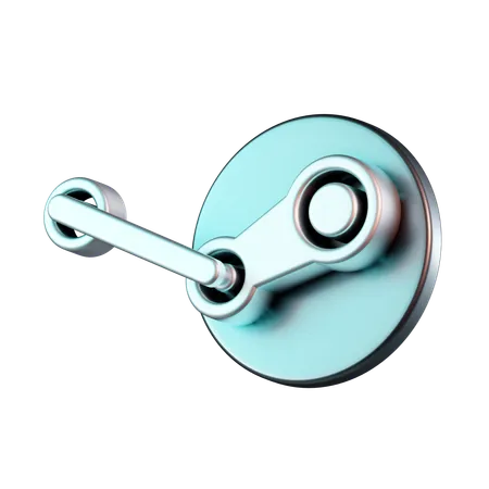 Steam  3D Icon