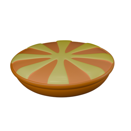 Steamed Cake  3D Icon