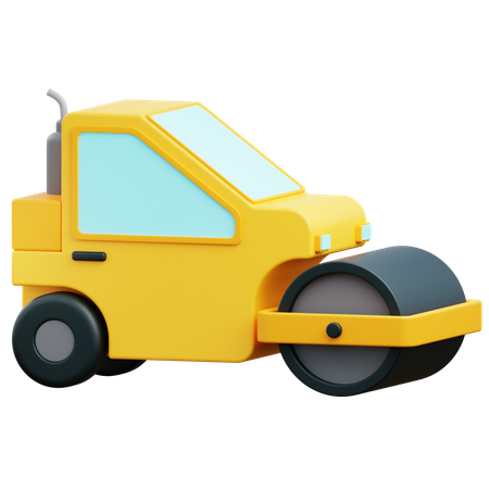 Steamroller  3D Icon