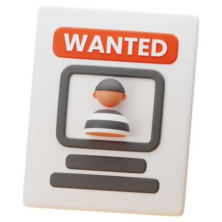 Steckbrief  3D Icon