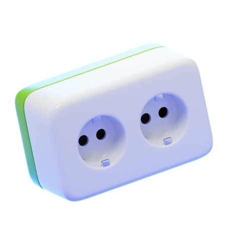 Steckdose  3D Icon