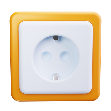 Steckdose  3D Icon