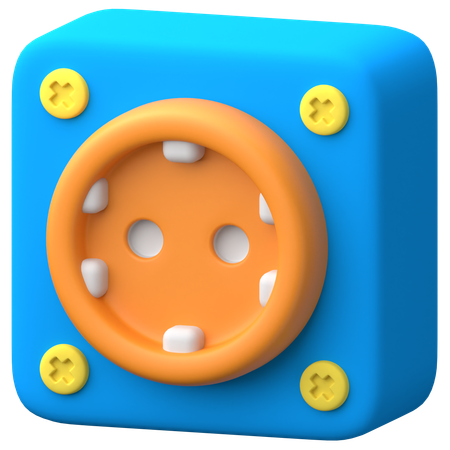 Steckdose  3D Icon