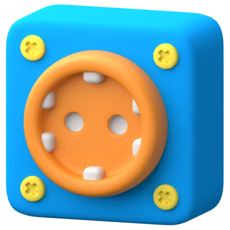 Steckdose  3D Icon