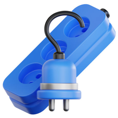 Steckdose  3D Icon