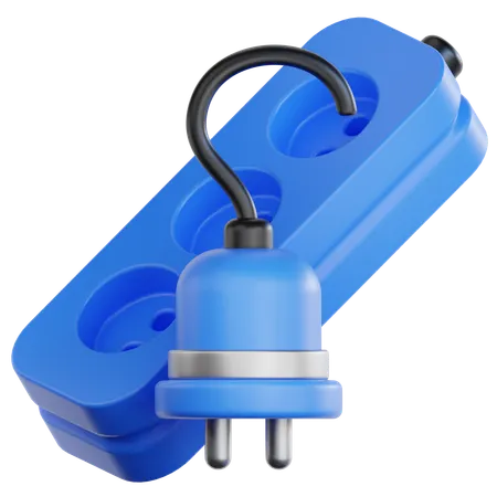 Steckdose  3D Icon