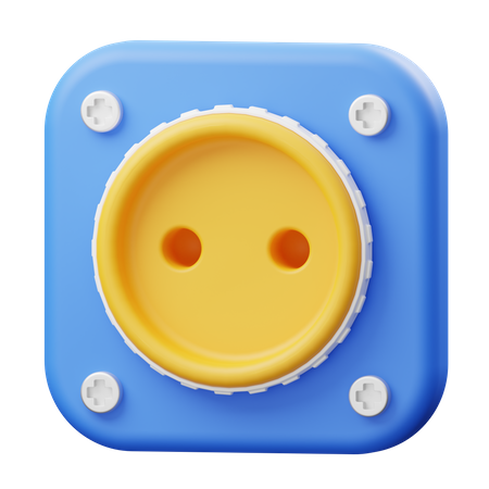 Steckdose  3D Icon