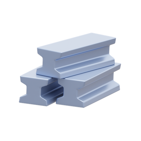Steel Beam  3D Icon