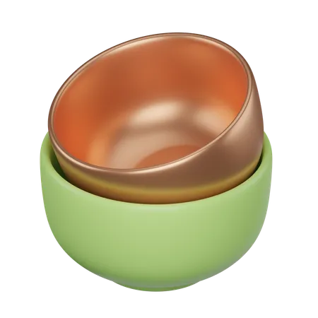 Steel Bowl  3D Icon