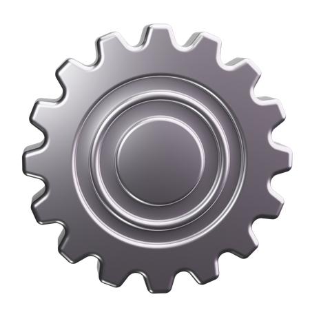 Steel Gear  3D Icon