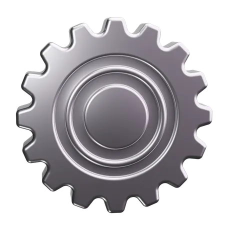 Steel Gear  3D Icon