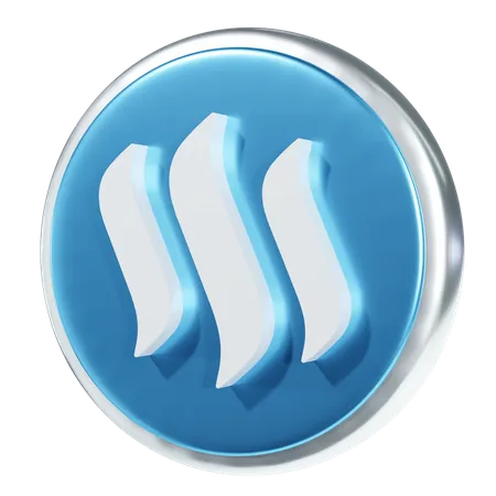 Steem  3D Icon