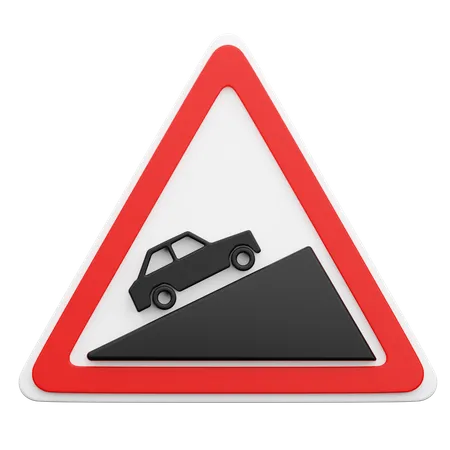 Steep Hill  3D Icon