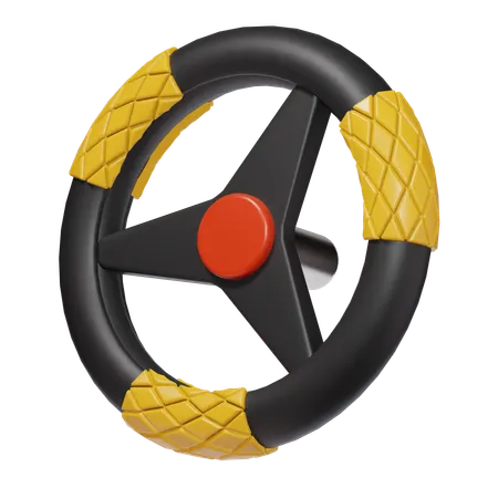 Steering  3D Icon
