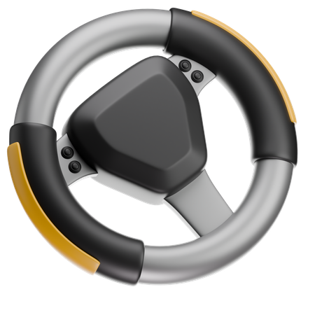 Steering  3D Icon