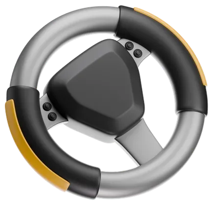 Steering  3D Icon