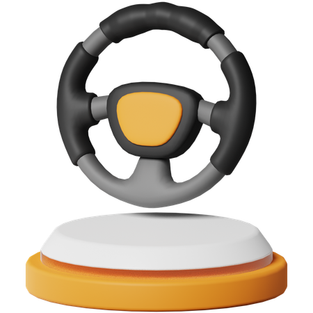 Steering  3D Icon