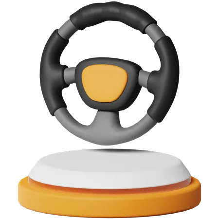 Steering  3D Icon