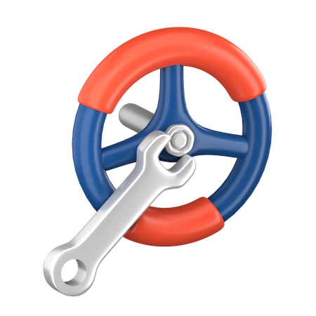 Steering Control  3D Icon