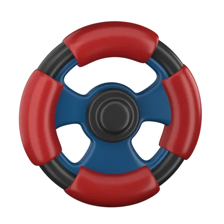 Steering Wheel Automotive Parts 3 D Icon 3D Icon