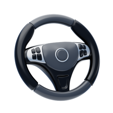 Steering Wheel  3D Icon