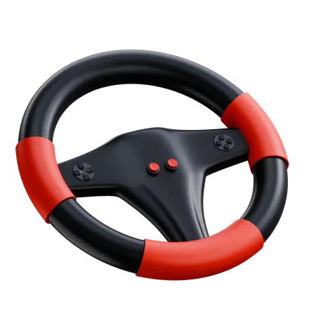 Steering Wheel  3D Icon