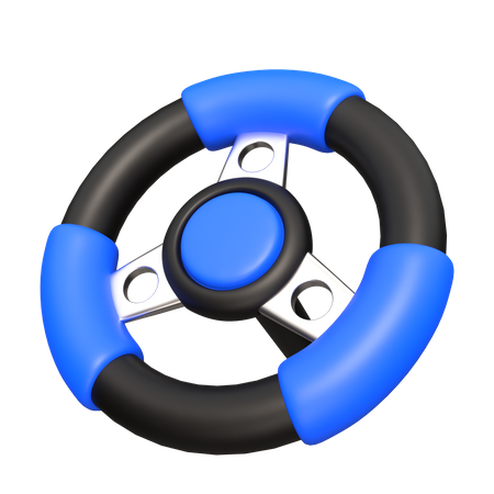 Steering Wheel  3D Icon