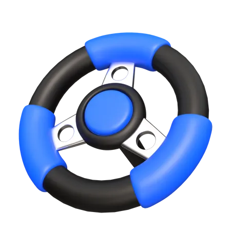 Steering Wheel  3D Icon