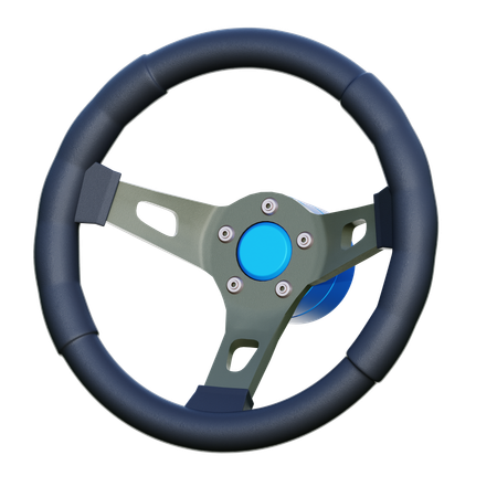 Steering Wheel  3D Icon