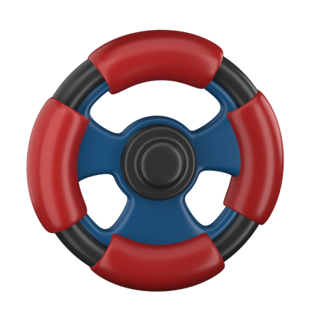 Steering Wheel  3D Icon