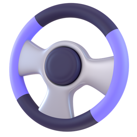 Steering Wheel  3D Icon