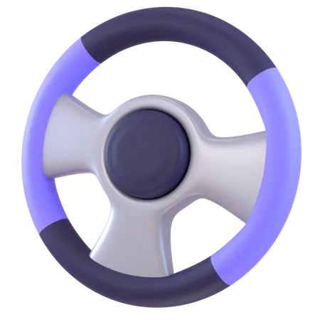 Steering Wheel  3D Icon