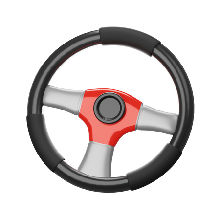 Steering Wheel  3D Icon