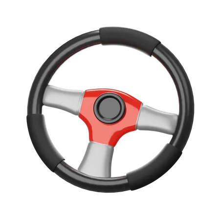 Steering Wheel  3D Icon