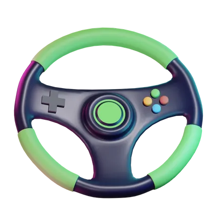 Steering Wheel  3D Icon