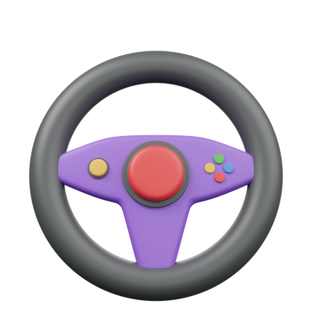 Steering Wheel  3D Icon