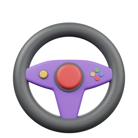 Steering Wheel  3D Icon