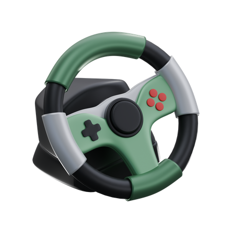 Steering Wheel  3D Icon