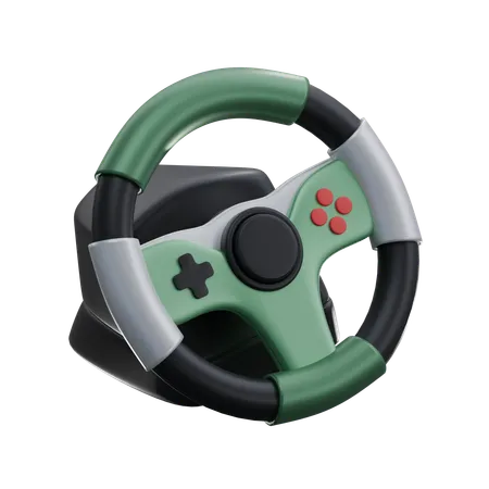 Steering Wheel  3D Icon