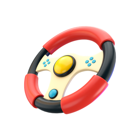 Steering Wheel  3D Icon