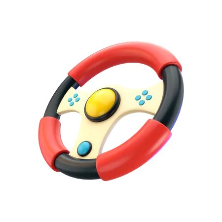 Steering Wheel  3D Icon