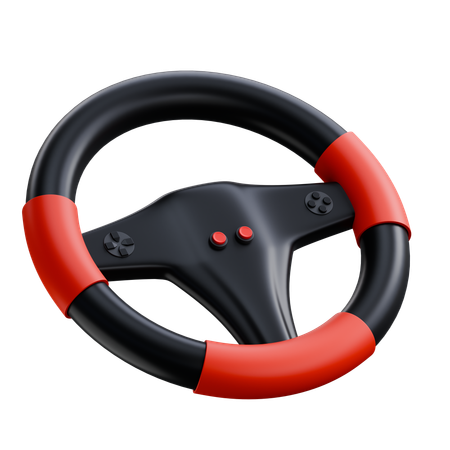 Steering Wheel  3D Icon