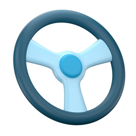 Steering Wheel  3D Icon